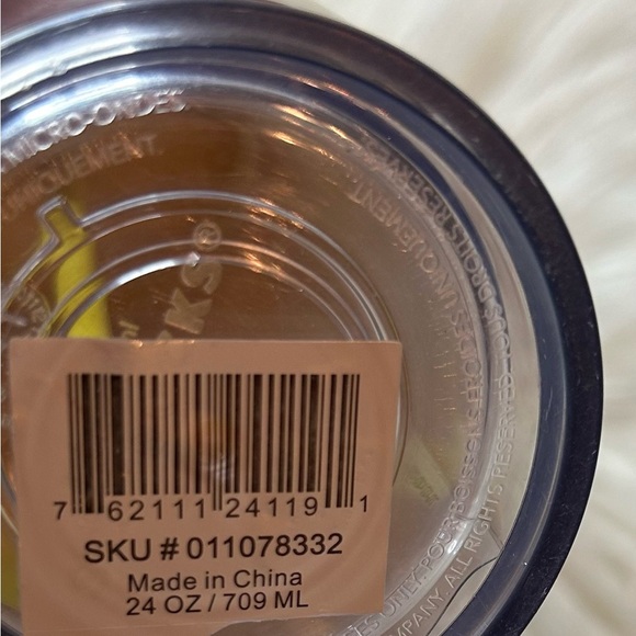 Starbucks Winking Eye Cup Clear Tumbler Venti 24oz Limited Edition New 2017 Rare - Picture 10 of 14